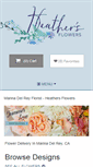 Mobile Screenshot of heathers-flowers.com